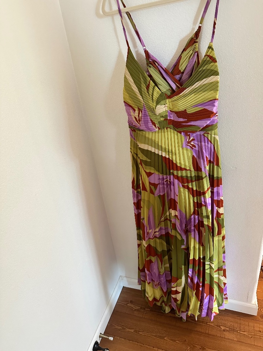 Blythe Pleated  Tie Back Dress